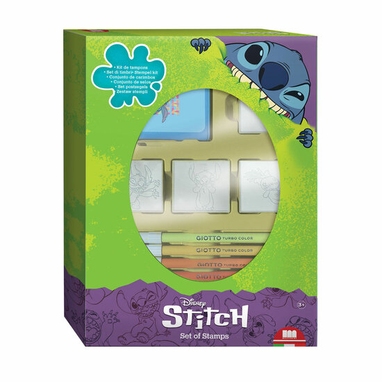 Stitch Stempelset met 4 Stempels