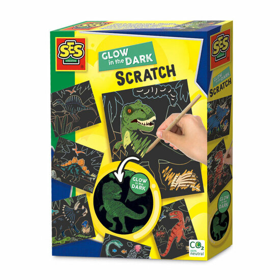 SES Glow in the Dark Scratch - Dino&#039;s