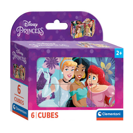 Clementoni Blokpuzzel Disney Prinses, 6st.