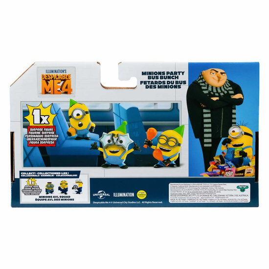 Despicable Me 4 - AVL Squad Speelfiguren 4-pack