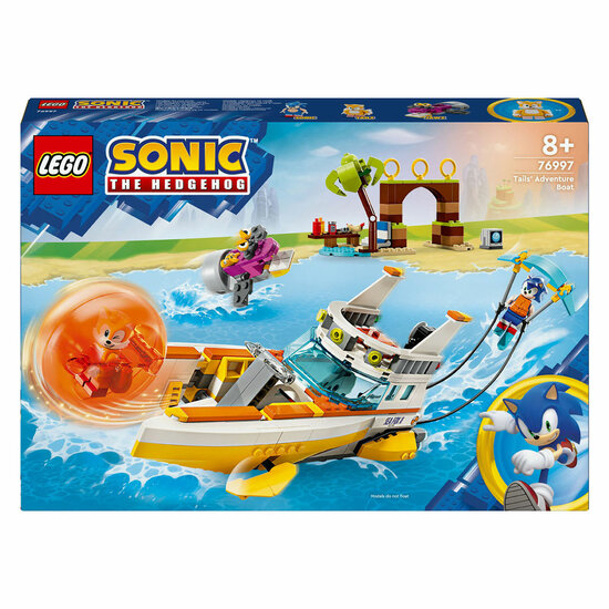 LEGO Sonic 76997 Tails&#039; Avonturenboot