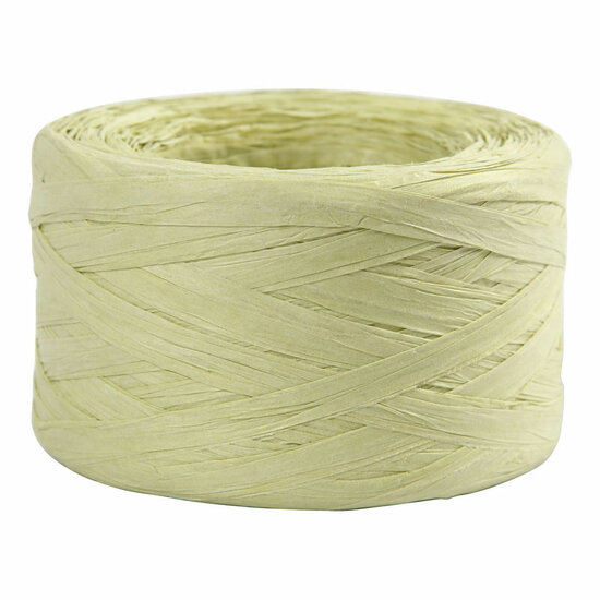 Papier Raffia Garen Lichtgroen, 100m