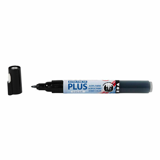 Plus Color Marker Zwart, 5,5ml