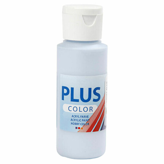 Plus Color Acrylverf, Lichtblauw, 60ml