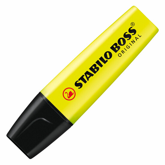 STABILO BOSS ORIGINAL - Markeerstift - Set Met 4 Stuks