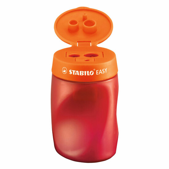 STABILO EASYsharpener - 3 in 1 Puntenslijper - Rechts - Rood