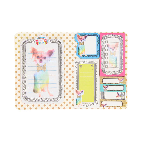 Totum Rainbow Pets - Sticky Notes Boekje Hond