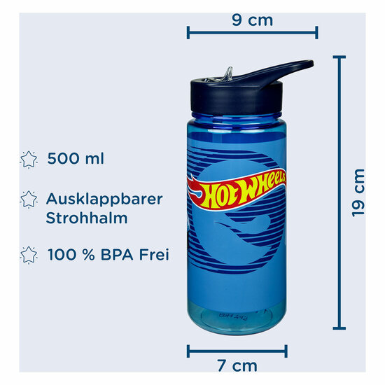 AERO Drinkfles Hot Wheels, 500ml