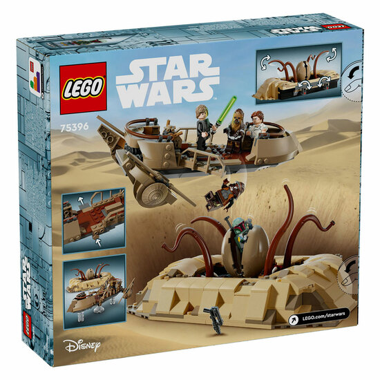 LEGO Star Wars 75396 Desert Skiff en Sarlacc-Kuil