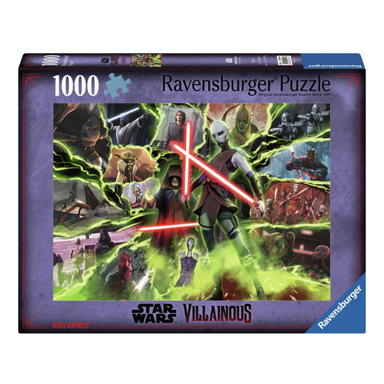 Legpuzzel Star Wars Villainous Asajj Ventress, 1000st.