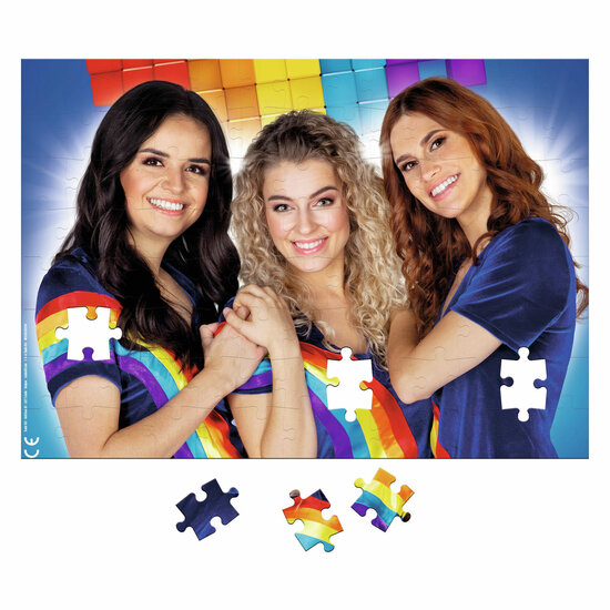 K3 Puzzel met Poster, 104st.