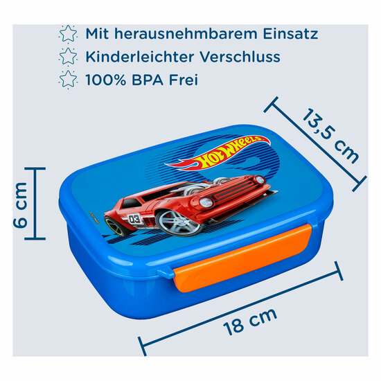 Hot Wheels Broodtrommel