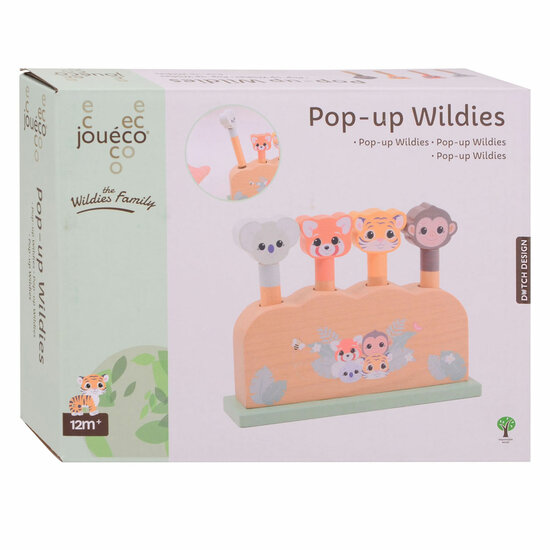 Joueco The Wildies Houten Pop-Up Wildies