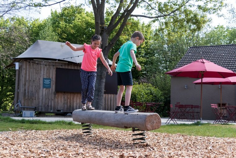 Robinia verende balanceerstam voor openbaar gebruik 300cm