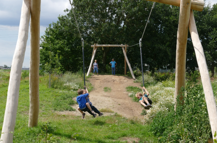 Robinia dubbele kabelbaan voor openbaar gebruik 3000cm x 400cm