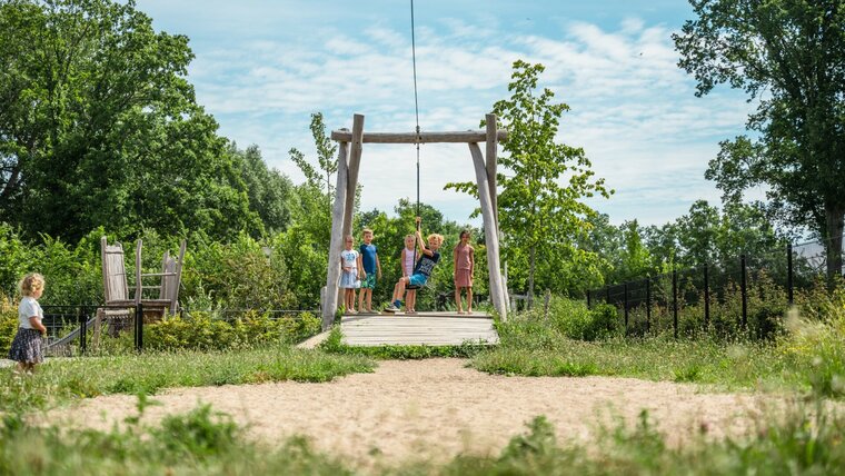 Robinia kabelbaan met startplatform voor openbaar gebruik 3000cm x 300cm