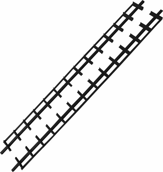 Flex Fence Draaibare Lamellen 95 cm - Zwart