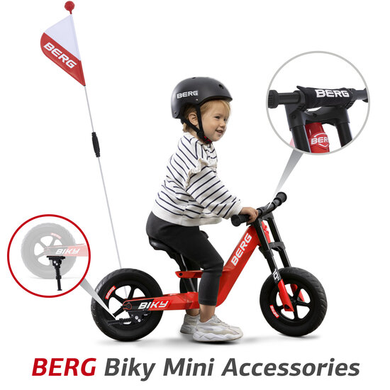 loopfiets BERG Biky Mini Red 29,5 cm