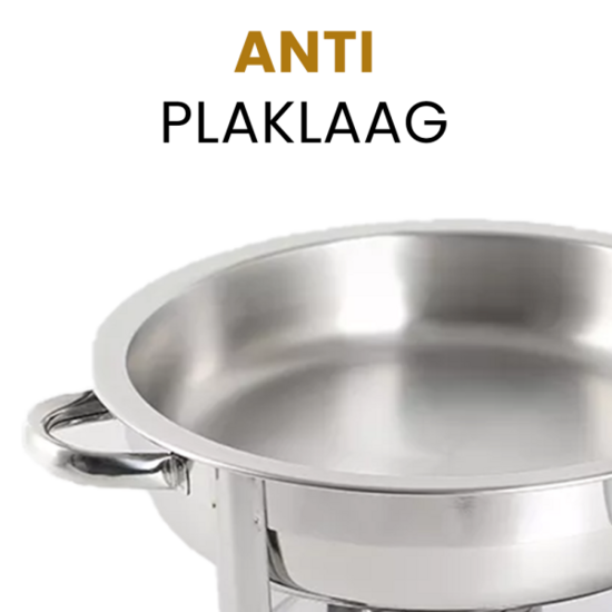 Chafing Dish rond 4.5L per 4