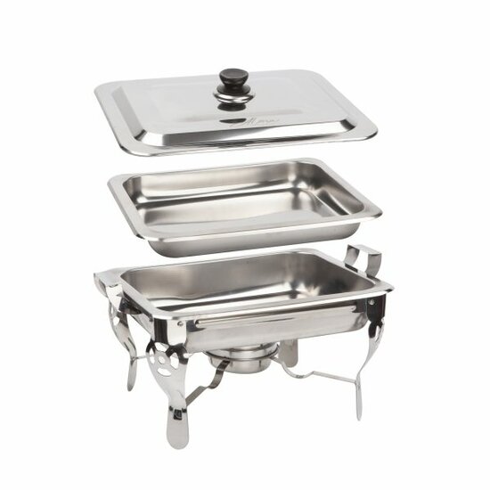 Chafing Dish chrome - set van 2