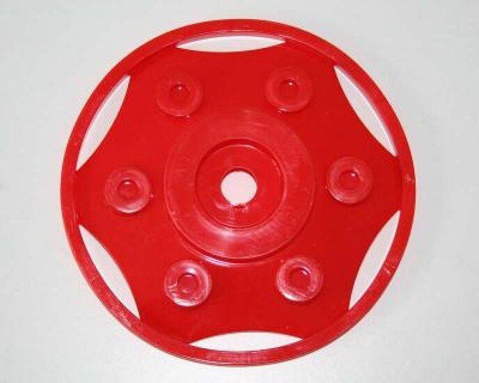 Onderdeel: wieldop (12cm/rood)