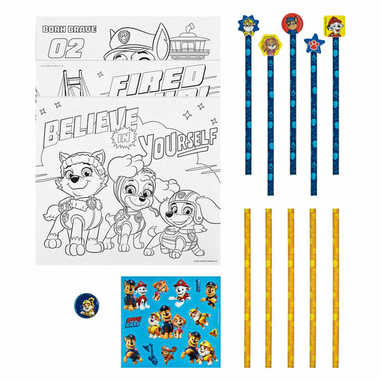 Kleurset met Gummen PAW Patrol, 29dlg.