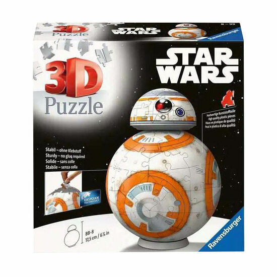 3D Puzzel Star Wars BB-8, 99st.