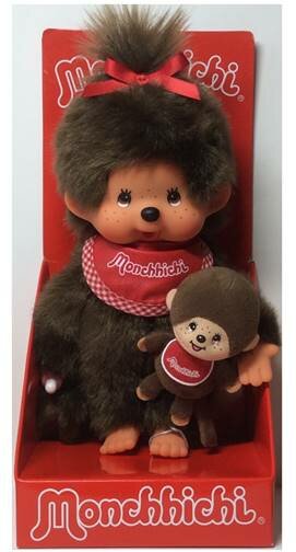 Monchhichi Monchhichi Meisje+Mini Monchhichi (20cm)