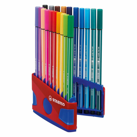 STABILO Pen 68 Colorparade Rood, 20st.