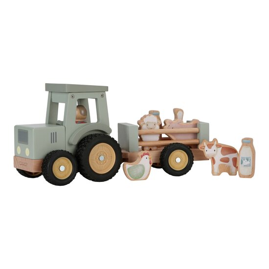 Little Dutch Little Farm Tractor Met Trailer FSC