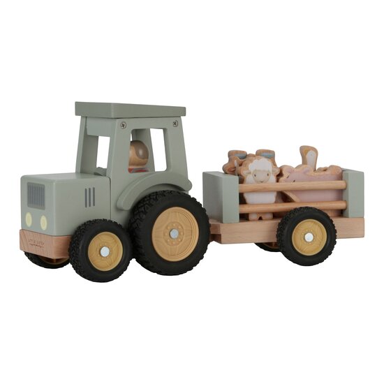 Little Dutch Little Farm Tractor Met Trailer FSC