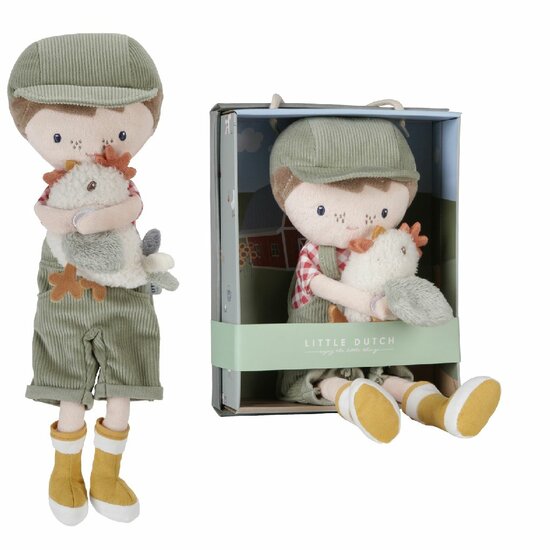 Little Dutch Little Farm Jim Met Kip 35cm