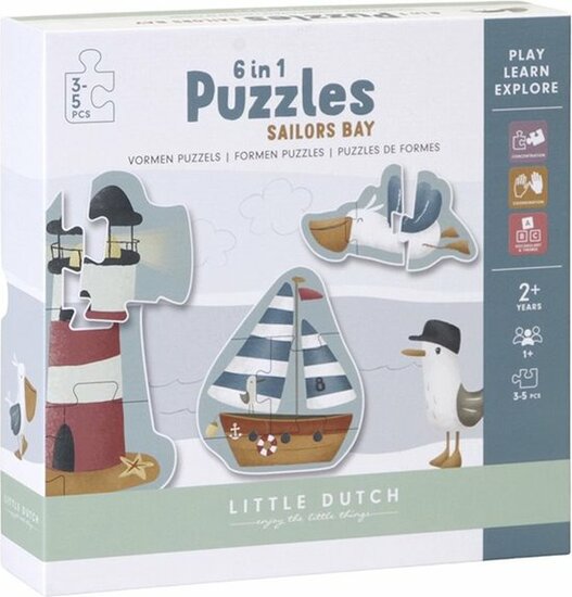 Little Dutch Sailors Bay Vormenpuzzels FSC