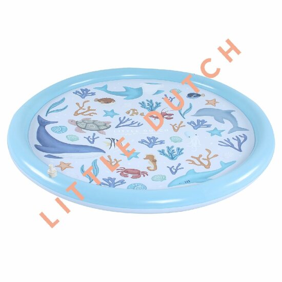 Little Dutch Ocean Dreams Sprinklermat Blauw 150cm