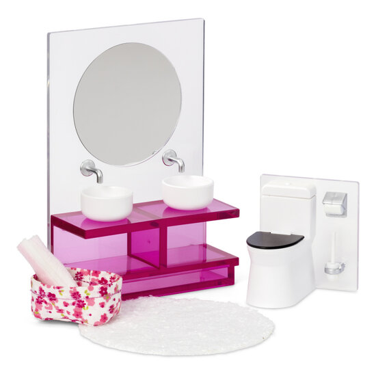 Lundby Poppenhuis Set - Badkamer Met Toilet