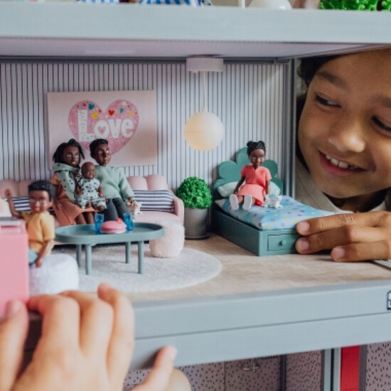 Lundby Set - Poppenhuisfamilie &#039;Billie&#039; (5-Delig)