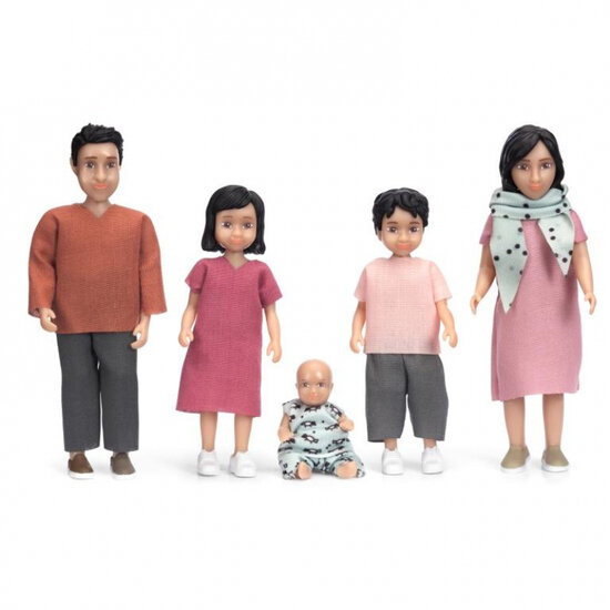 Lundby Set - Poppenhuisfamilie &#039;Jamie&#039; (5-Delig)