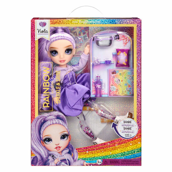 Rainbow High Sparkle &amp; Shine Modepop - Viola