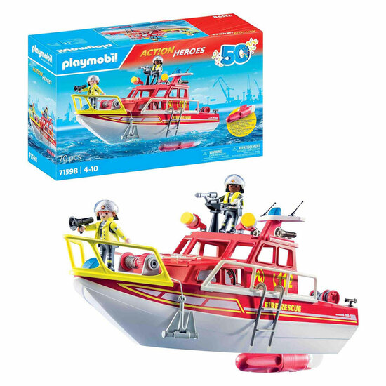 Playmobil Brandweer Brandweerboot - 71598