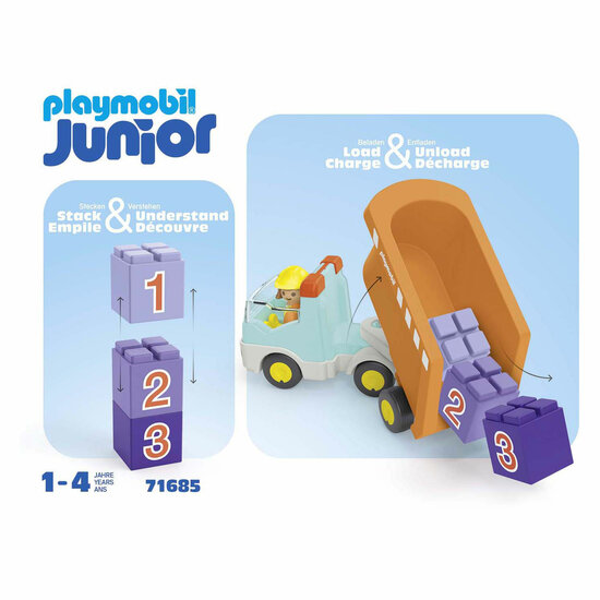 Playmobil Junior Kiepwagen - 71685