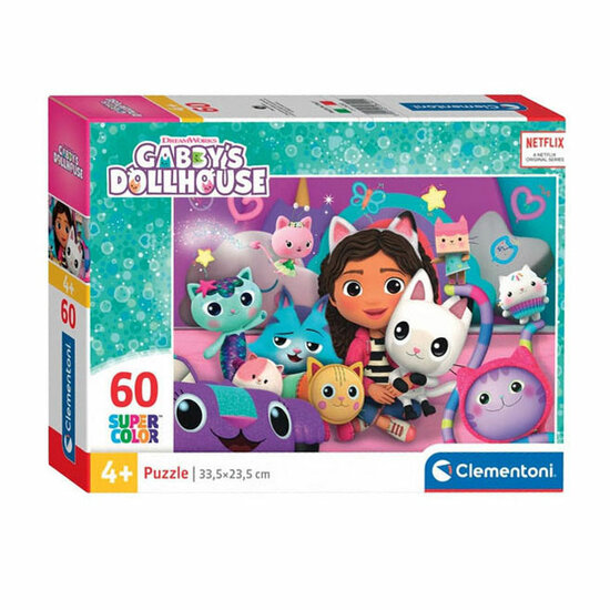 Clementoni Legpuzzel Super Color Gabby&#039;s Poppenhuis, 60st.