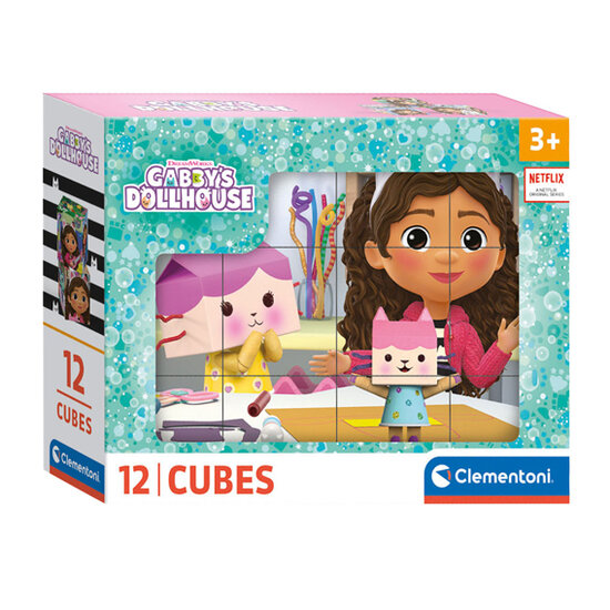 Clementoni Blokpuzzel Gabby&#039;s Poppenhuis, 12st.