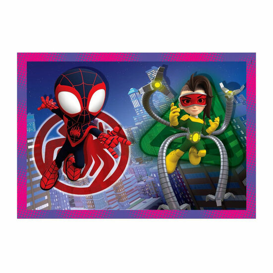 Clementoni Legpuzzel 4in1 Spidey and His Amazing Friends