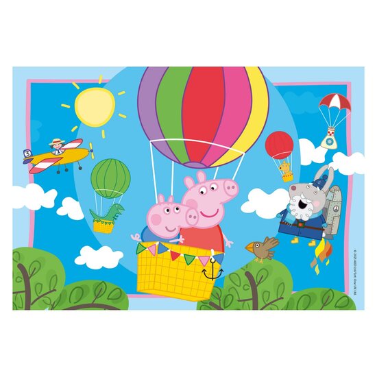 De Avonturen van Peppa Pig Legpuzzel, 12st.