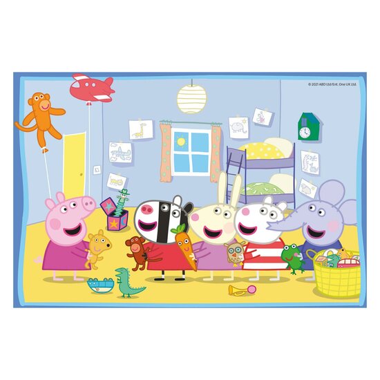 De Avonturen van Peppa Pig Legpuzzel, 12st.