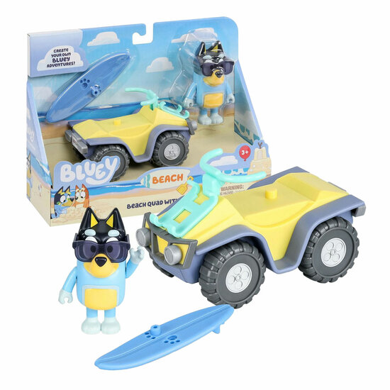 Bluey Beach Quad Speelfiguur