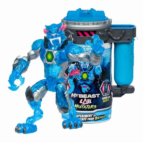 MrBeast Lab Mutator Stealth Panther Actiefiguur