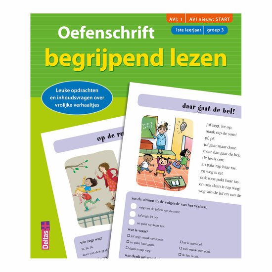 Oefenschrift begrijpend lezen AVI:1 - AVI nieuw: START