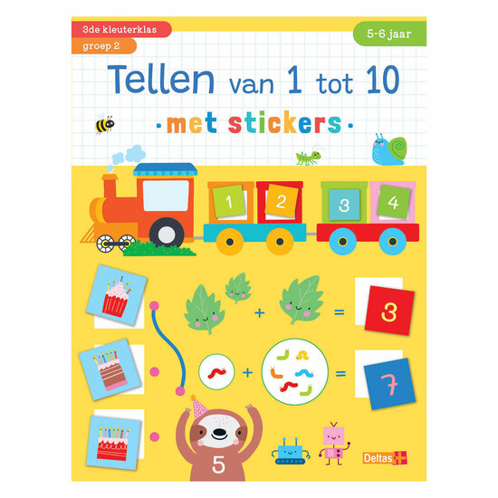 Tellen van 1 Tot 10 met Stickers (5-6 j.)