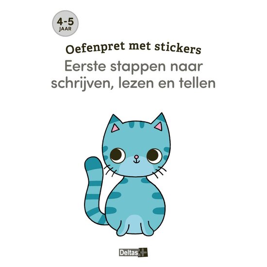 Oefenpret met Stickers Groep 1- Schrijven, Lezen, Tellen (4-5 jaar)